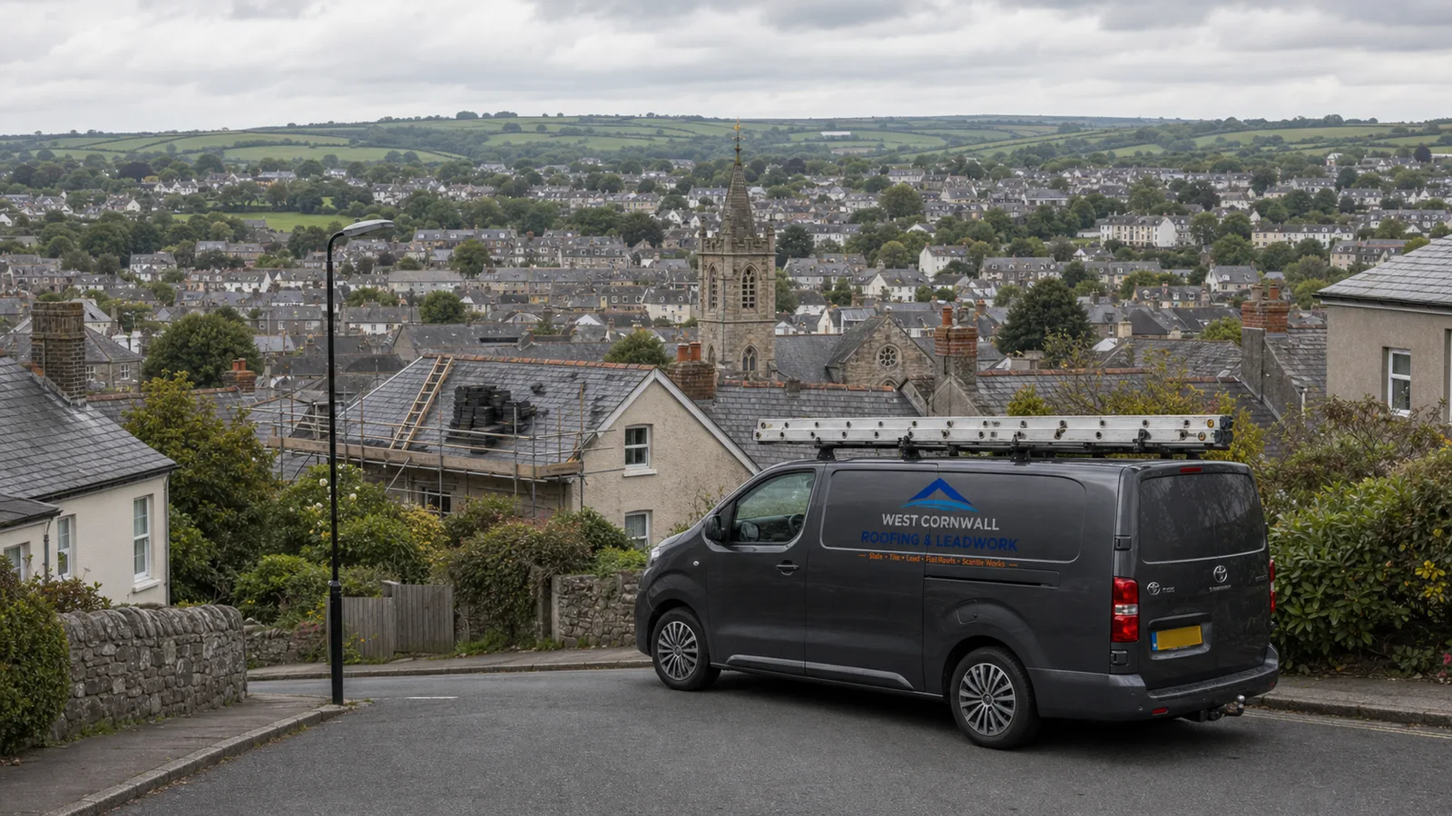 Roofers working in St Austell, West Cornwall